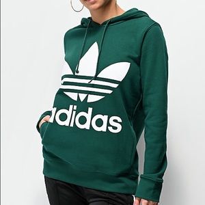 green adidas sweatshirt